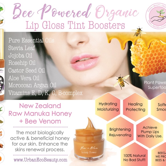 Pink Peppermint Organic Whipped Lip Balm Booster Treatment / Organic Skin Care - Picture 16 of 16